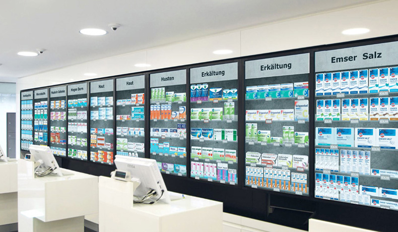 連鎖藥店展示方案-碩遠(yuǎn)觸控